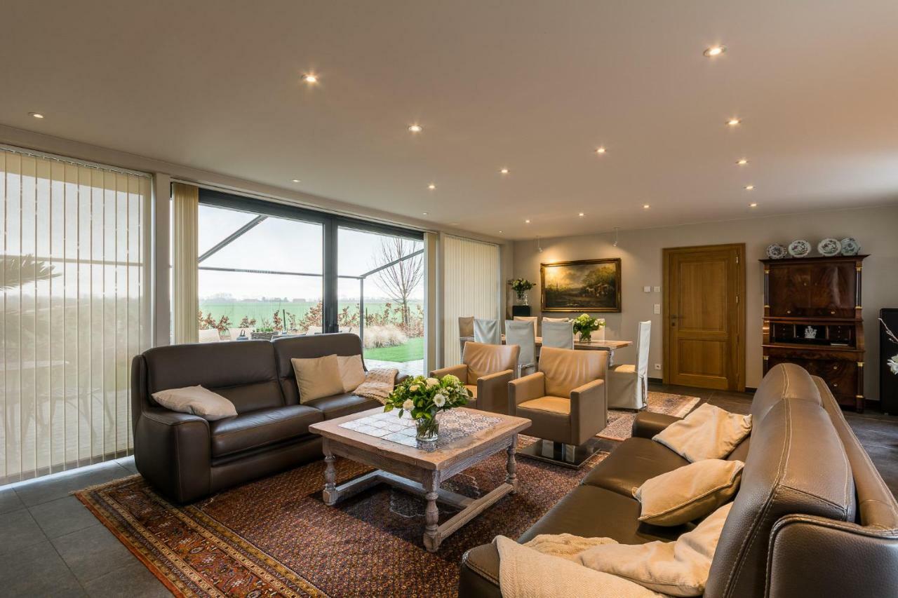 Polderwoning 'Cleylantshof' Villa Sint-Laureins Exterior photo